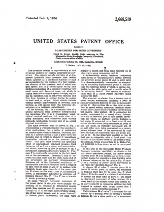 Patent number 2,668,519.